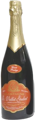 Bouteille de cuvée prestige R. Vallet-Gadret